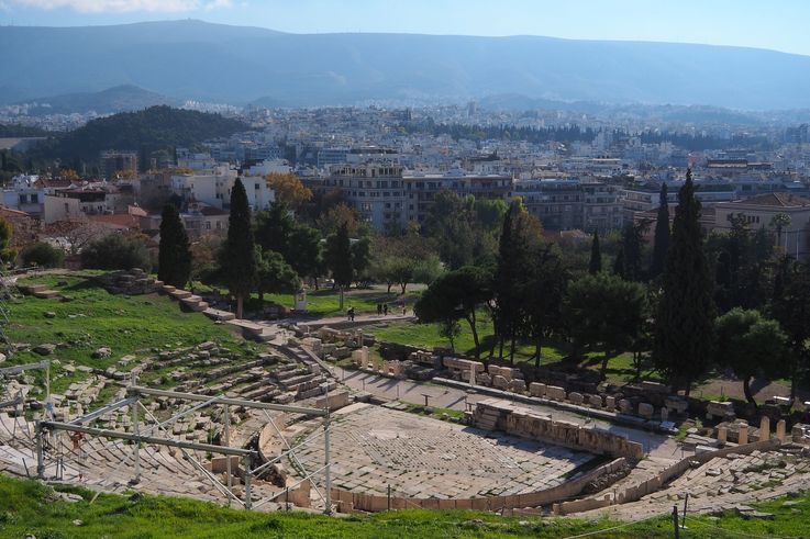 Le théâtre de Dionysos - L'acropole - Athènes