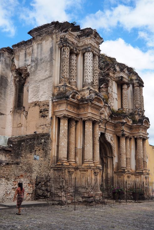 L'église El Carmen à Antigua
Altitude : 1548 mètres