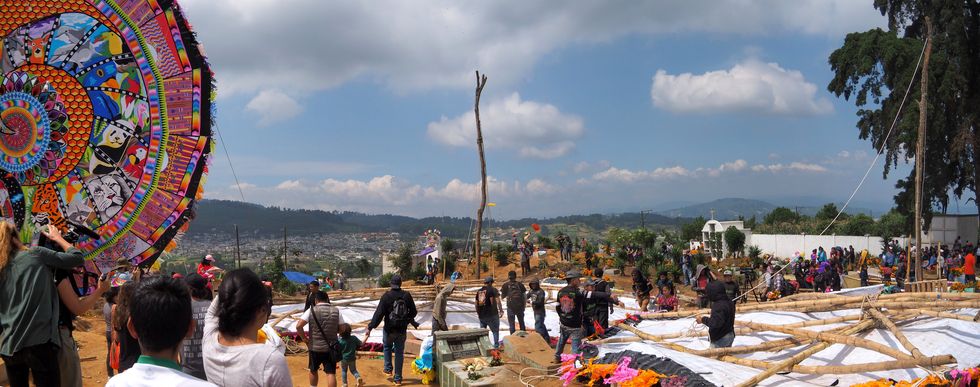 Festival de barriletes gigantes de Santiago Sacatepéquez