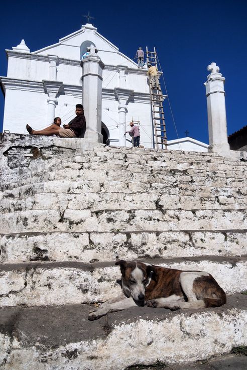 La chapelle du Calvaire à Chichicastenango
Altitude : 2085 mètres