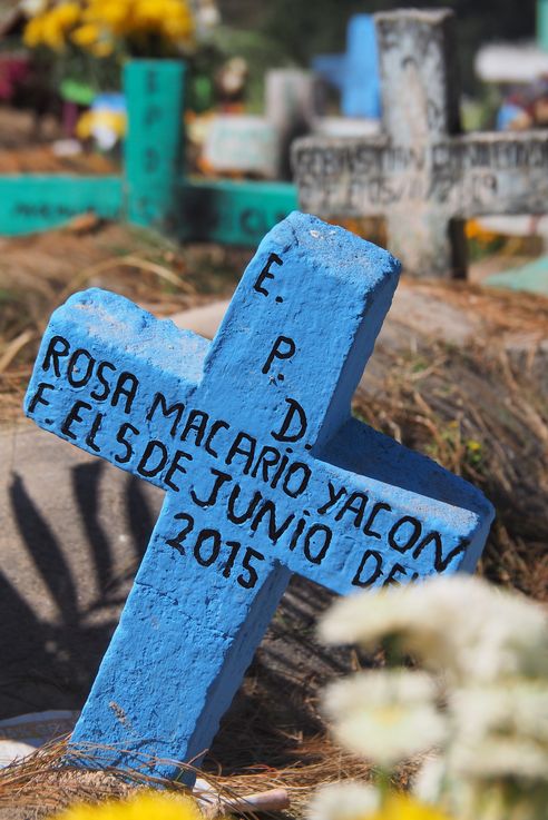 Le cimetière de Chichicastenango
Altitude : 2074 mètres