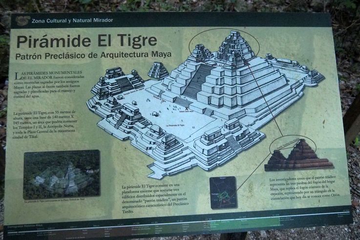 Pyramide El Tigre (trek el Mirador)
Altitude : 274 mètres