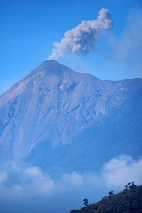 Le volcan de Fuego
Altitude : 1546 mètres