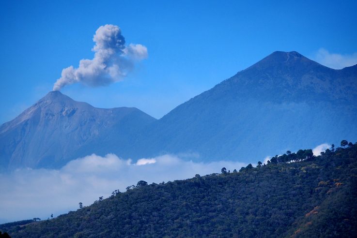 Le volcan de Fuego
Altitude : 1549 mètres