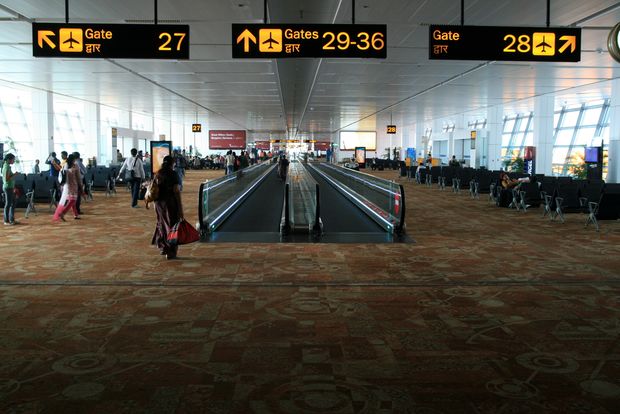 L'aéroport Indira Gandhi de New Delhi