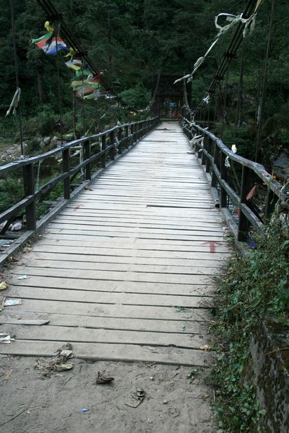Pont au village de Srikhola