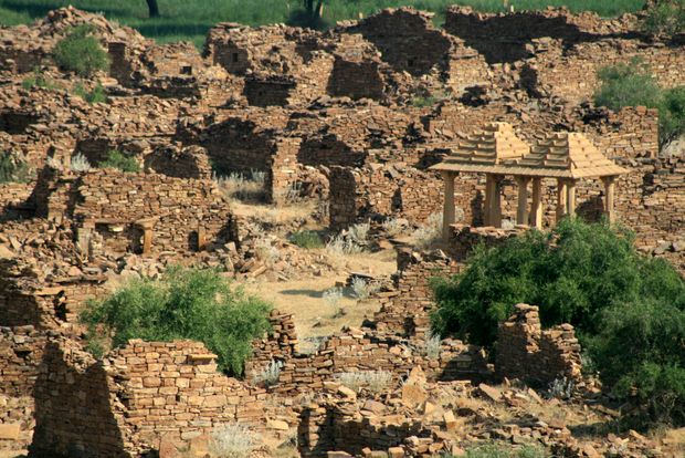 Ruines au fort de Khaba