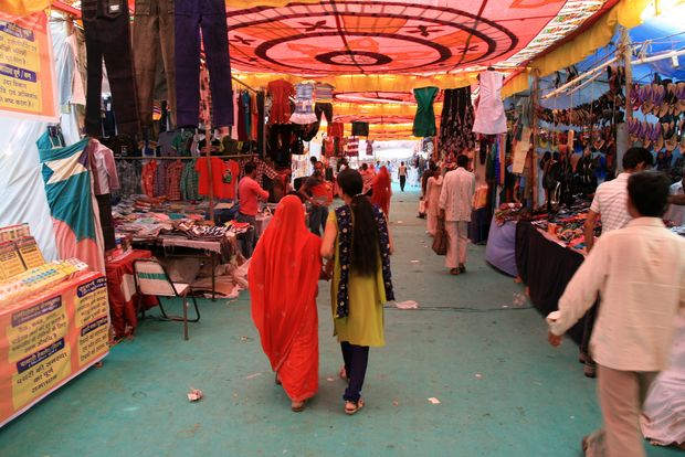 Au marché couvert de Jaisalmer
