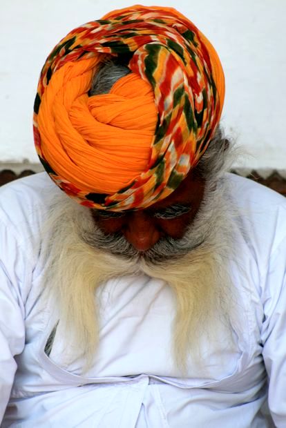 Le fumeur de narguilé dans la forteresse de Mehrangarh