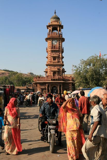 La clock tower de Sardar bazar à Jodhpur