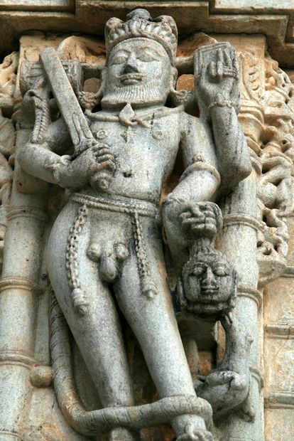 Bas-relief. Temple jaïn d'Adinath à Ranakpur.