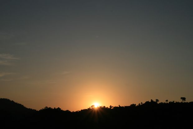 Coucher de Soleil à Ranakpur