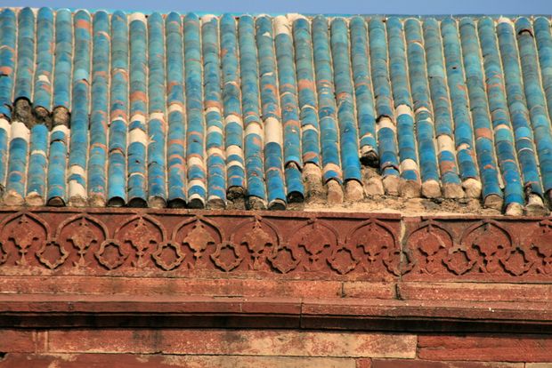 Tuiles à Fatehpur Sikri