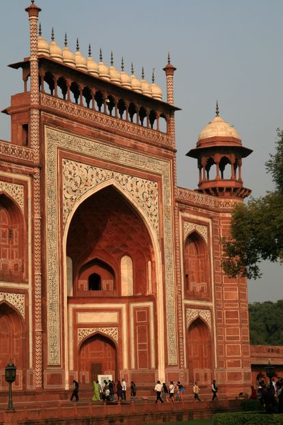 Porte au Taj Mahal