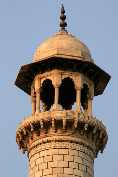 Minaret du Taj Mahal