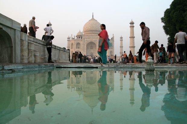 Reflet du Taj Mahal