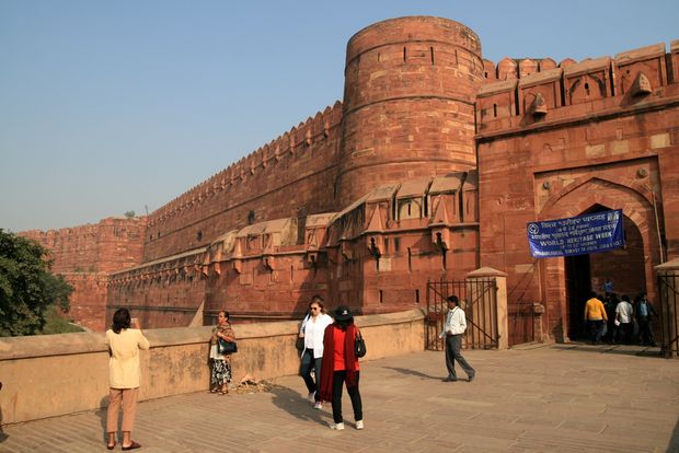 Le fort rouge d'Agra