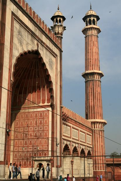 La grande mosquée de Jama masjid à New Delhi