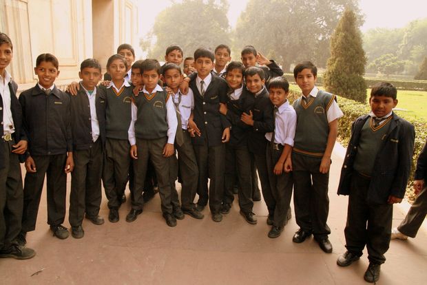 Groupe scolaire au fort rouge de New Delhi