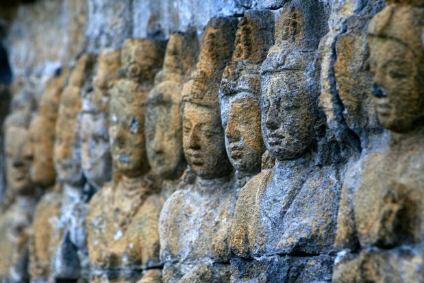 Borobudur. Java.