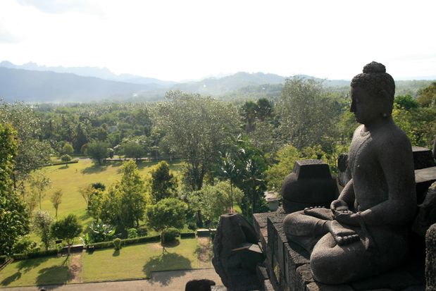 Borobudur. Java.