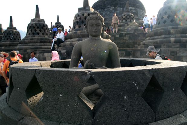 Borobudur. Java.