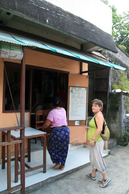 Petit restaurant à Ubud. Bali.