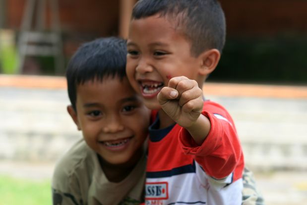 Enfants à Bali