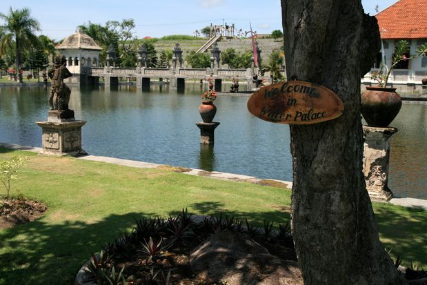 Water Palace Taman Ujung. Bali.