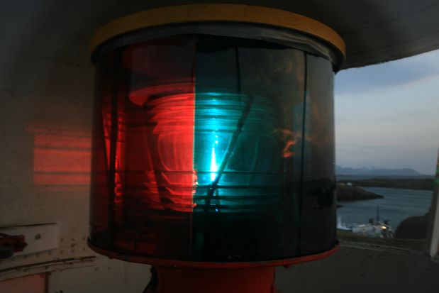 Ampoule du phare de Stykkishólmur.