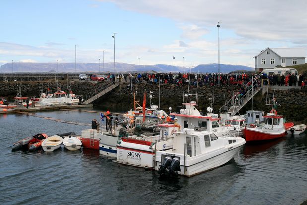 Le port de Stykkishólmur.