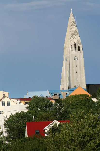 Hallgrímskirkja à Reykjavik