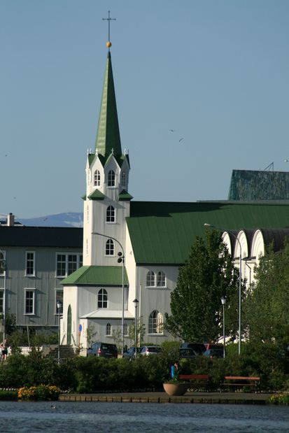 Hallgrímskirkja à Reykjavik