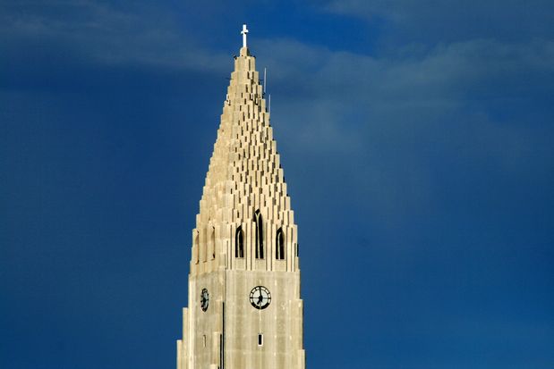 Etang Tjörnin. Reykjavik.