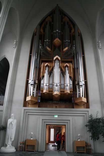 L'orgue de la cathédrale Hallgrímskirkja de Reykjavik