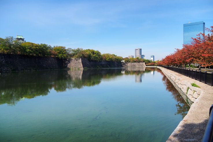 Le Château d'Osaka
Altitude : 42 mètres