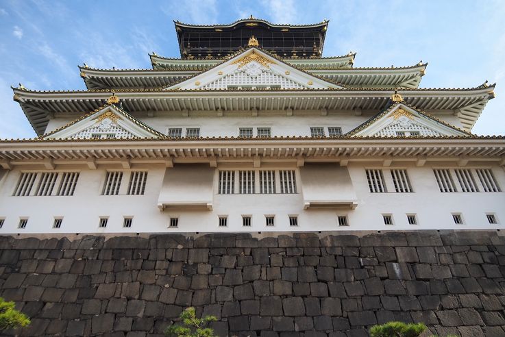 Le Château d'Osaka
Altitude : 51 mètres