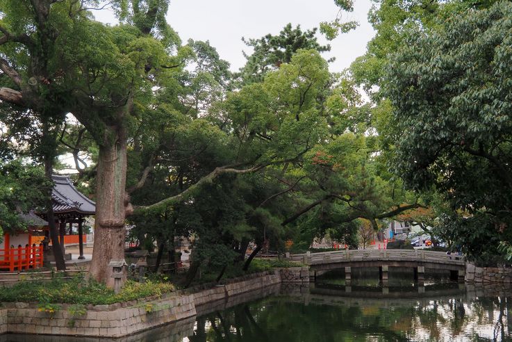 Grand Sanctuaire Sumiyoshi Taisha (Osaka)
Altitude : 48 mètres