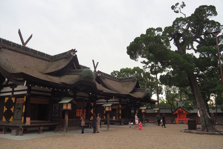 Grand Sanctuaire Sumiyoshi Taisha (Osaka)
Altitude : 48 mètres