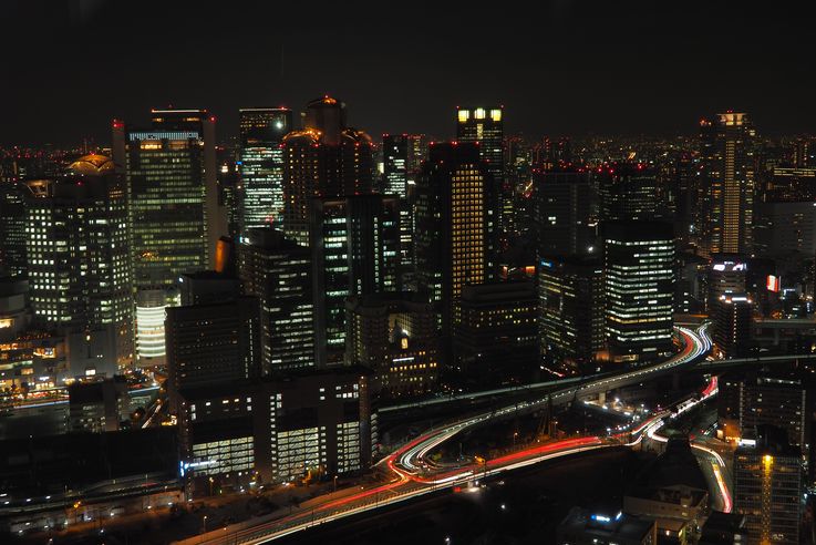 Dans la Umeda Sky (Osaka)
Altitude : 41 mètres