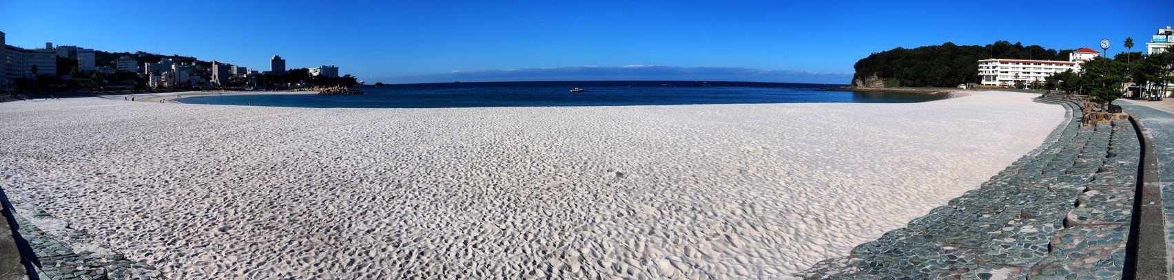 La plage de Shirahama
Altitude : 52 mètres