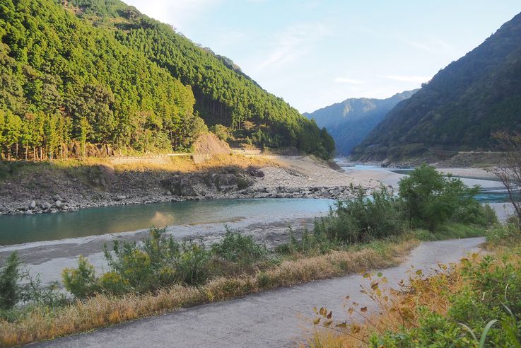 Sur les bords du Kumano river
Altitude : 78 mètres