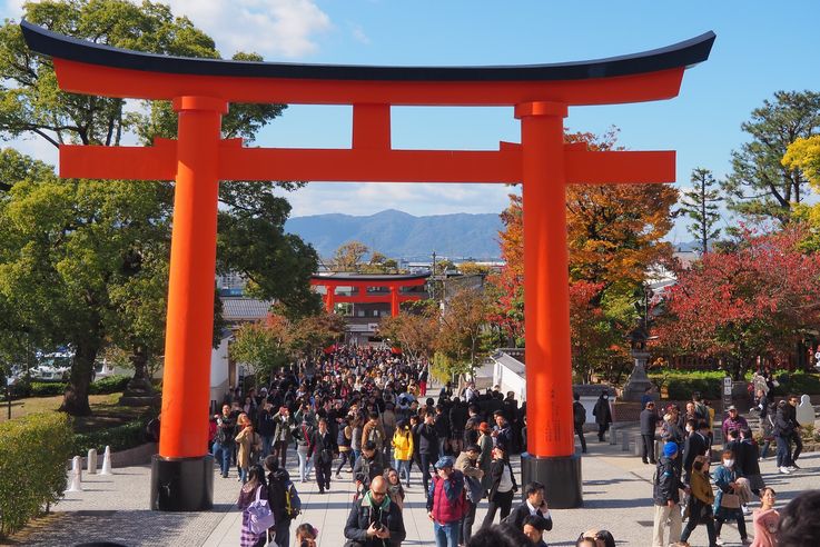 Sanctuaire Fushimi Inari (Kyoto)
Altitude : 84 mètres