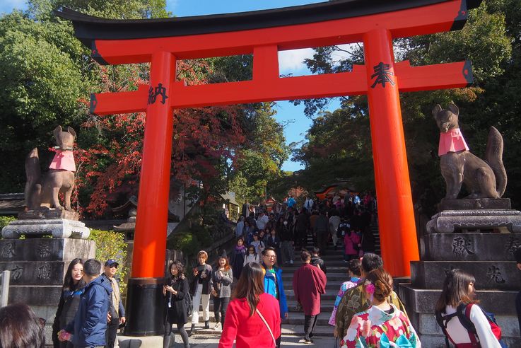 Sanctuaire Fushimi Inari (Kyoto)
Altitude : 82 mètres