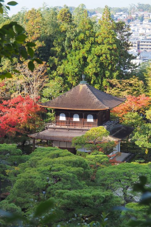 Pavillon D'Argent Ginkaku (Kyoto)
Altitude : 77 mètres