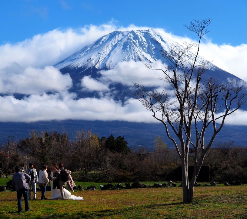 Mariage au Mont Fuji
Altitude : 881 mètres