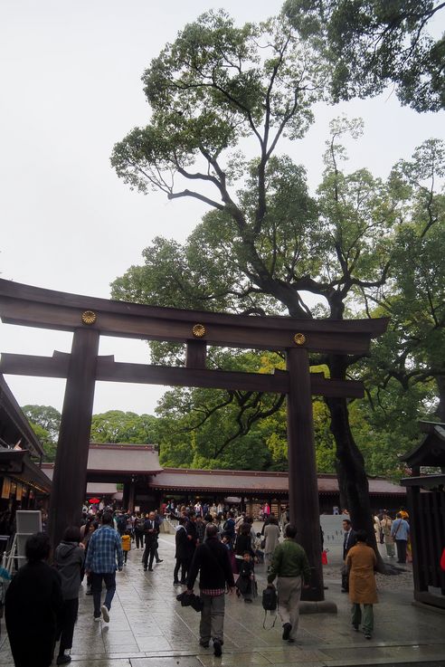 Sanctuaire Meiji Jingu (Parc Yoyogi Torii de Tokyo)
Altitude : 73 mètres