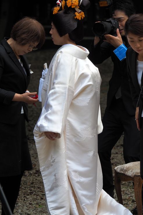 Mariage shinto au sanctuaire Meiji Jingu (Parc Yoyogi Torii de Tokyo)
Altitude : 90 mètres