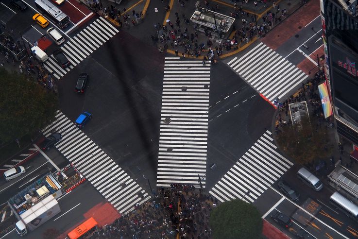 Passage Pietons Shibuya Crossing (Tokyo)
Altitude : 286 mètres