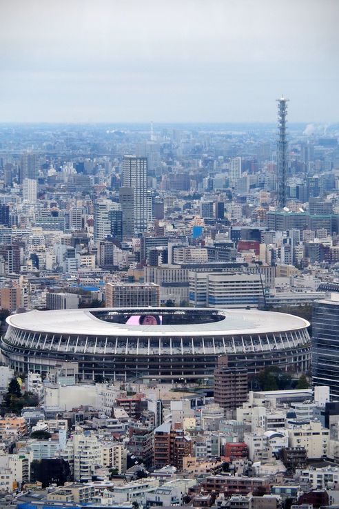 Dans la tour Shibuya Sky
Altitude : 99 mètres